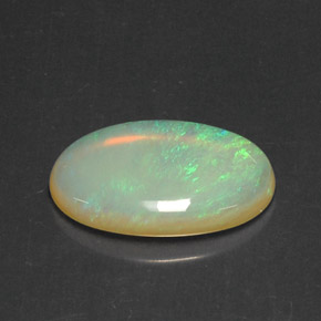 5,49 ctw natürlicher mehrfarbiger Opal, Transparent, Transparent / Lichtdurchlässig