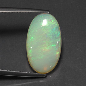 5,49 ctw natürlicher mehrfarbiger Opal, Transparent, Transparent / Lichtdurchlässig