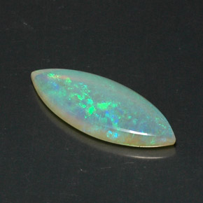 3,53 ctw natürlicher mehrfarbiger Opal, Transparent, Transparent / Lichtdurchlässig