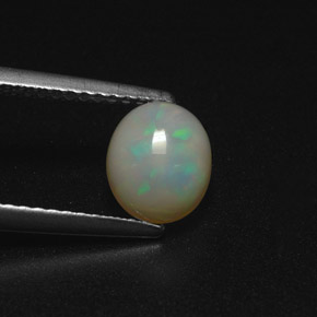 0,94 ctw natürlicher mehrfarbiger Opal, Transparent, Transparent / Lichtdurchlässig