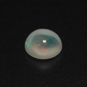 0,72 ctw natürlicher mehrfarbiger Opal, Transparent, Transparent / Lichtdurchlässig
