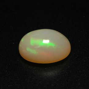 1,30 ctw natürlicher mehrfarbiger Opal, Oval Schliff, Lichtdurchlässig