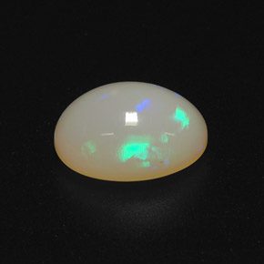 1,22 ctw natürlicher mehrfarbiger Opal, Oval Schliff, Lichtdurchlässig