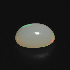 1,05 ctw natürlicher mehrfarbiger Opal, Transparent, Transparent / Lichtdurchlässig