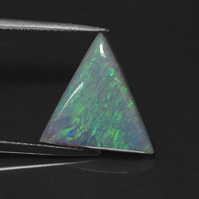 3,97 ctw natürlicher mehrfarbiger Opal, Trillion, Lichtdurchlässig