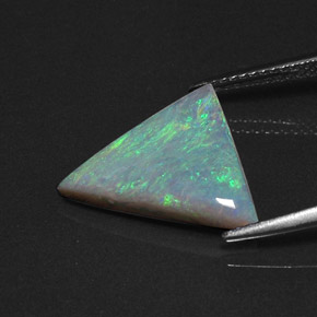 3,97 ctw natürlicher mehrfarbiger Opal, Trillion, Lichtdurchlässig