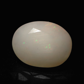 2,90 ctw natürlicher mehrfarbiger Opal, Oval Schliff, Lichtdurchlässig