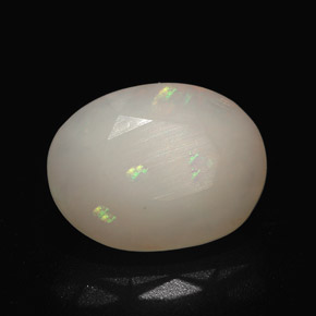 2,90 ctw natürlicher mehrfarbiger Opal, Oval Schliff, Lichtdurchlässig