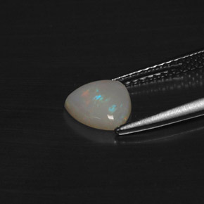 0,69 ctw natürlicher mehrfarbiger Opal, Trillion, Lichtdurchlässig