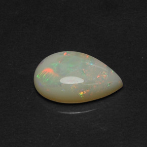 4,17 ctw natürlicher mehrfarbiger Opal, Transparent, Transparent / Lichtdurchlässig
