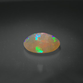 1,06 ctw natürlicher mehrfarbiger Opal, Transparent, Transparent / Lichtdurchlässig