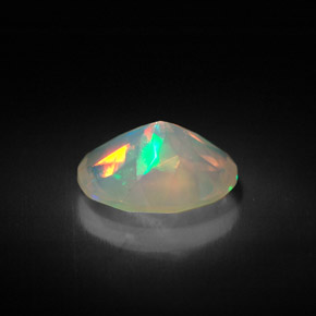 1,35 ctw natürlicher mehrfarbiger Opal, Transparent, Transparent / Lichtdurchlässig