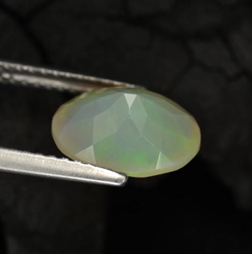 9,17 ctw natürlicher Mehrfarbig Opal, Oval, Lichtdurchlässig