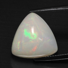 7,29 ctw natürlicher mehrfarbiger Opal, Trillion, Lichtundurchlässig