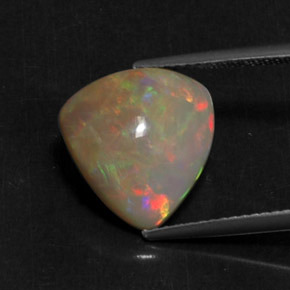 4,22 ctw natürlicher mehrfarbiger Opal, Trillion, Lichtundurchlässig