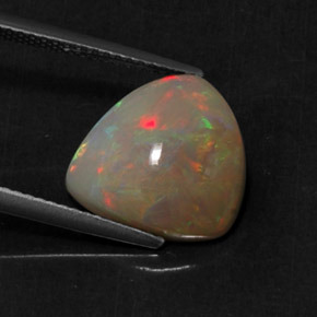4,22 ctw natürlicher mehrfarbiger Opal, Trillion, Lichtundurchlässig