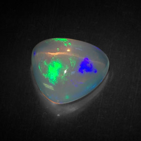 4,71 ctw natürlicher mehrfarbiger Opal, Trillion, Transparent