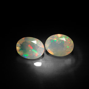  ct natürliche mehrfarbiger Opal-Edelsteine, Transparent, Transparent / Lichtdurchlässig