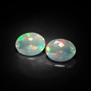  ct natürliche mehrfarbiger Opal-Edelsteine, Transparent, Transparent / Lichtdurchlässig