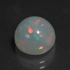 3,09 ctw natürlicher mehrfarbiger Opal, Transparent, Transparent / Lichtdurchlässig