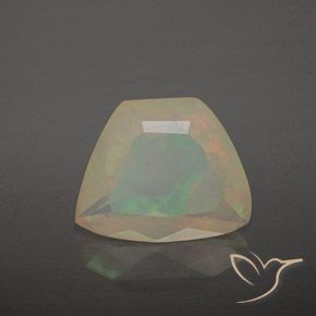 1.77ct Natürlicher Mehrfarbig Opal, Fantasie, Transparent / Lichtdurchlässig