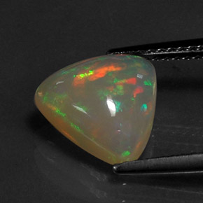 1,86 ctw natürlicher mehrfarbiger Opal, Transparent, Transparent / Lichtdurchlässig