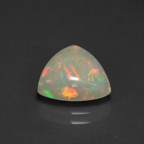2,02 ctw natürlicher mehrfarbiger Opal, Transparent, Transparent / Lichtdurchlässig