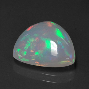 3,40 ctw natürlicher mehrfarbiger Opal, Transparent, Transparent / Lichtdurchlässig