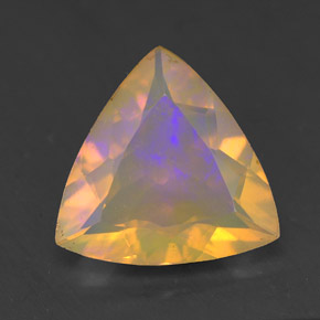 1,86 ctw natürlicher mehrfarbiger Opal, Transparent, Transparent / Lichtdurchlässig