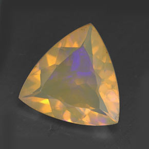 1,86 ctw natürlicher mehrfarbiger Opal, Transparent, Transparent / Lichtdurchlässig