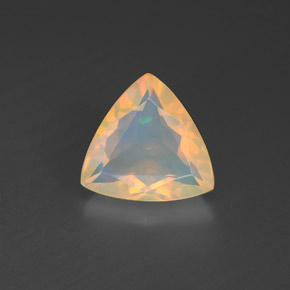 1,21 ctw natürlicher mehrfarbiger Opal, Transparent, Transparent / Lichtdurchlässig