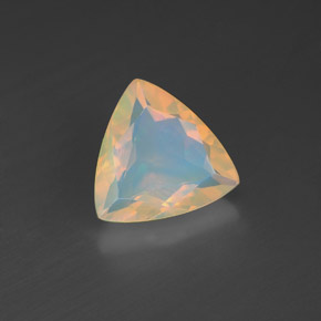 1,21 ctw natürlicher mehrfarbiger Opal, Transparent, Transparent / Lichtdurchlässig