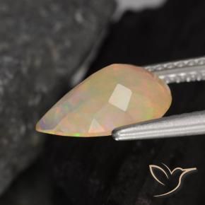9,17 ctw natürlicher Mehrfarbig Opal, Birnenform, Transparent