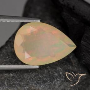 9,17 ctw natürlicher Mehrfarbig Opal, Birnenform, Lichtdurchlässig