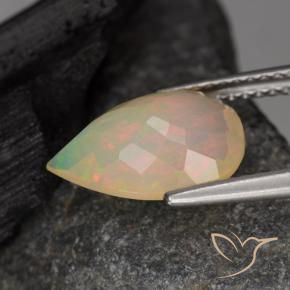 9,17 ctw natürlicher Mehrfarbig Opal, Birnenform, Lichtdurchlässig