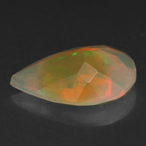 1,50 ctw natürlicher mehrfarbiger Opal, Transparent, Transparent / Lichtdurchlässig