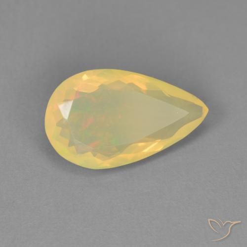 9,17 ctw natürlicher Mehrfarbig Opal, Birnenform, Transparent