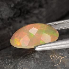 9,17 ctw natürlicher Mehrfarbig Opal, Oval, Lichtdurchlässig