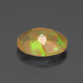 0,74 ctw natürlicher mehrfarbiger Opal, Transparent, Transparent / Lichtdurchlässig