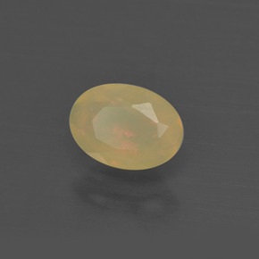0,48 ctw natürlicher mehrfarbiger Opal, Oval Schliff, Lichtdurchlässig