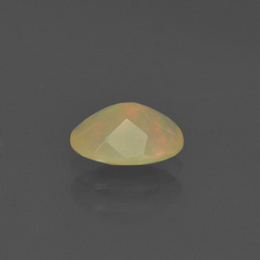 0,48 ctw natürlicher mehrfarbiger Opal, Oval Schliff, Lichtdurchlässig