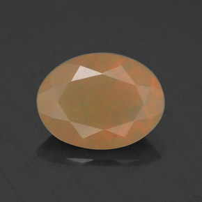 0,69 ctw natürlicher mehrfarbiger Opal, Oval Schliff, Lichtdurchlässig