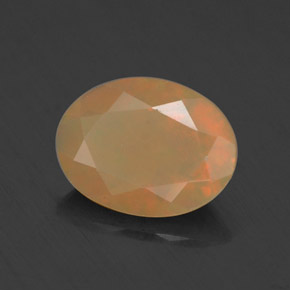 0,69 ctw natürlicher mehrfarbiger Opal, Oval Schliff, Lichtdurchlässig