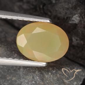 9,17 ctw natürlicher Mehrfarbig Opal, Oval, Lichtdurchlässig