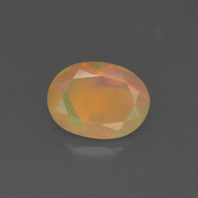 0,69 ctw natürlicher mehrfarbiger Opal, Transparent, Transparent / Lichtdurchlässig