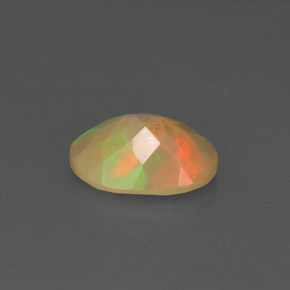 0,69 ctw natürlicher mehrfarbiger Opal, Transparent, Transparent / Lichtdurchlässig