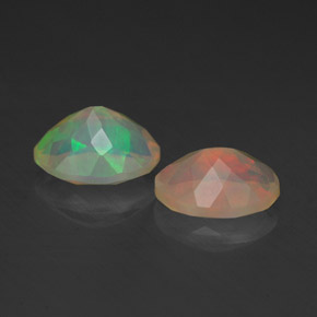  ct natürliche mehrfarbiger Opal-Edelsteine, Transparent, Transparent / Lichtdurchlässig