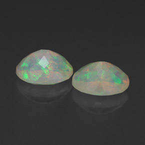  ct natürliche mehrfarbiger Opal-Edelsteine, Transparent, Transparent / Lichtdurchlässig
