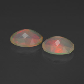  ct natürliche mehrfarbiger Opal-Edelsteine, Transparent, Transparent / Lichtdurchlässig