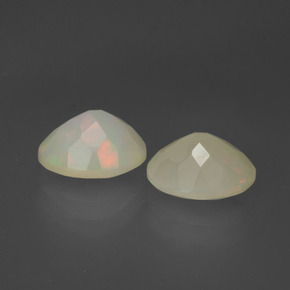  ct natürliche mehrfarbiger Opal-Edelsteine, Oval Schliff, Lichtdurchlässig